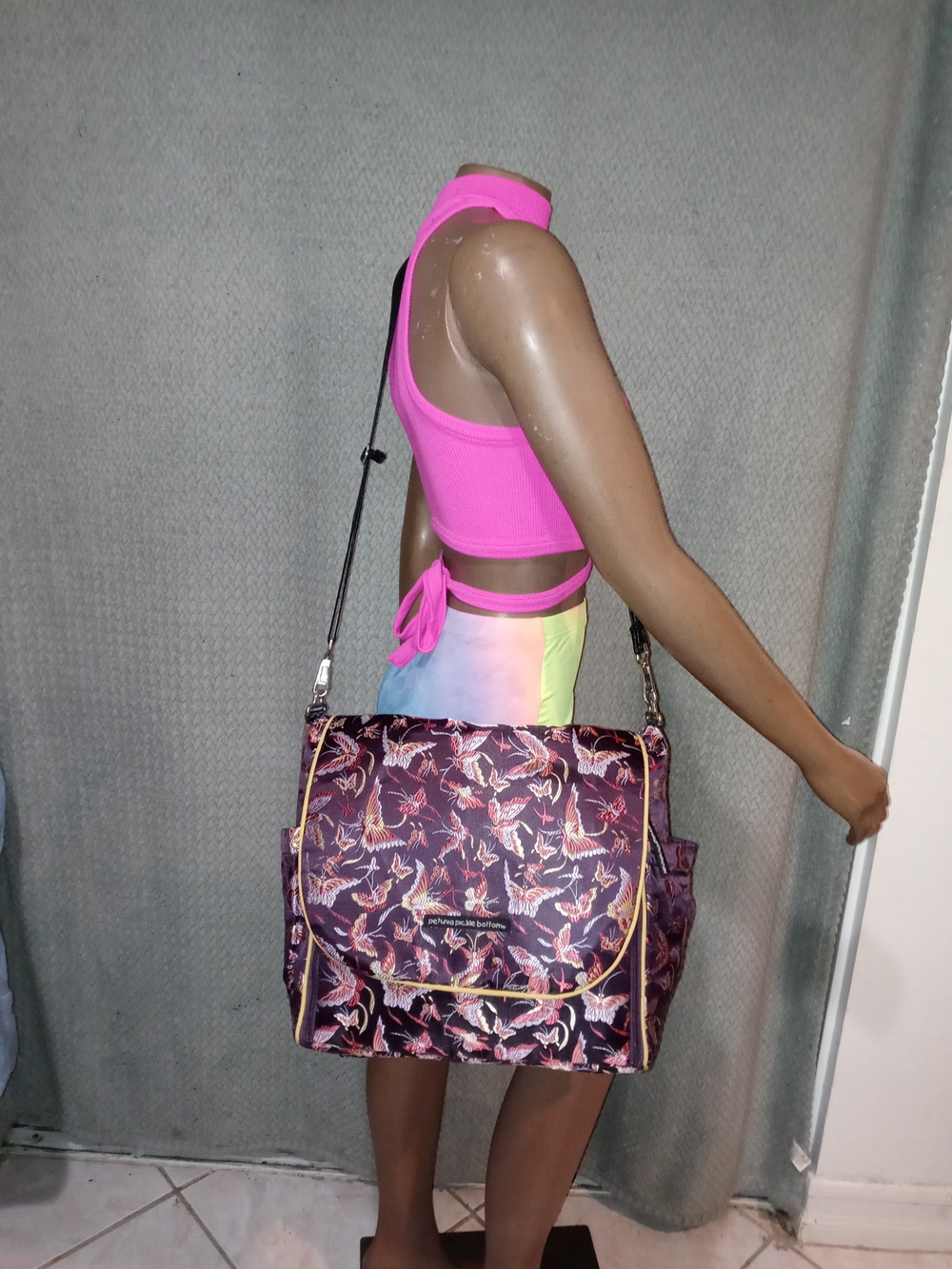 Petunia Pickle Bottom Boxy Diaper Bag Backpack.